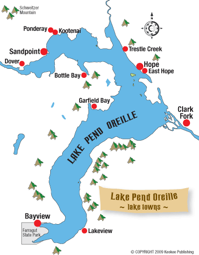 Priest Lake Idaho Depth Chart