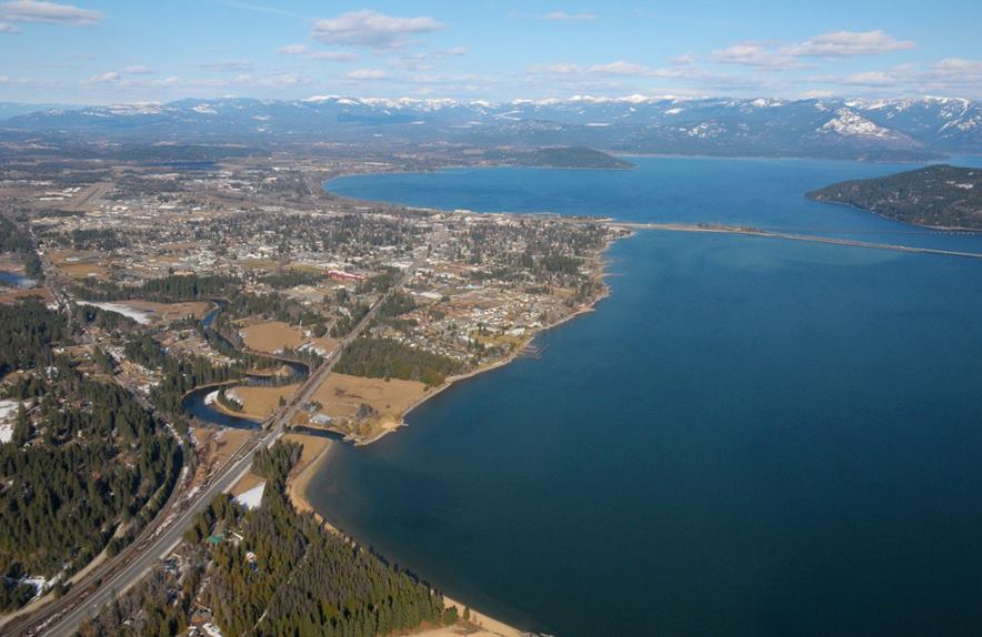 Airplane tours Lake Pend Oreille Sandpoint Idaho