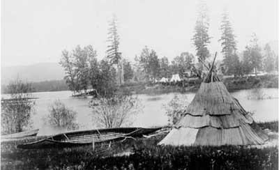 Kalispel canoe Lake Pend Oreille
