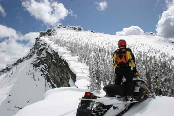 Snowmobiling